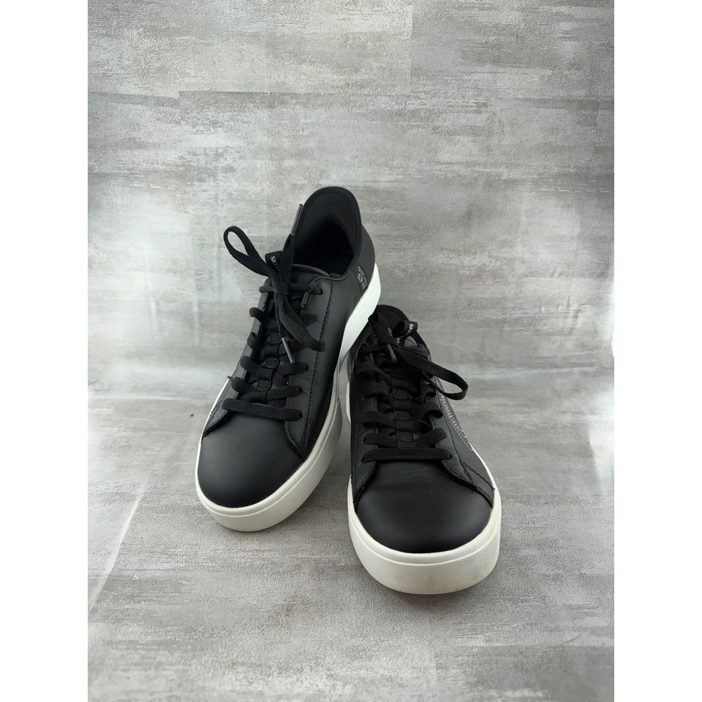 Skechers Hands Free Slip-ins Eden LX Beaming Glory Black Shoes 185008 Women Sz 8